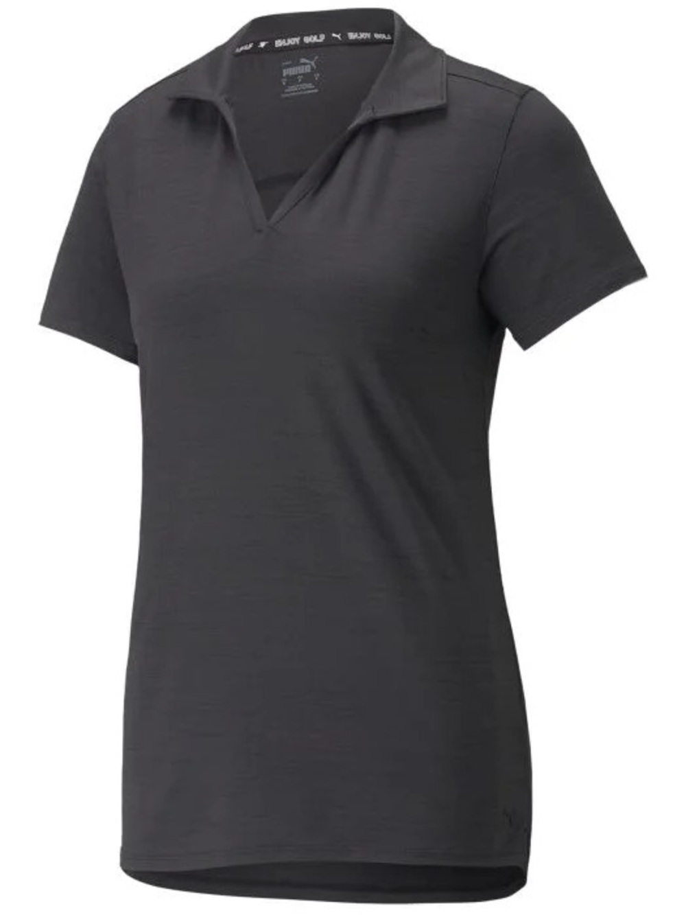 NWT PUMA Women's Short Sleeve V-Neck Polo Golf Tennis Shirt